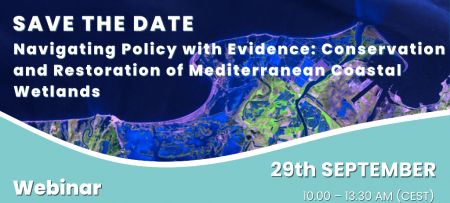 Webinar on conservation and restoration of Mediterranean coastal wetlands